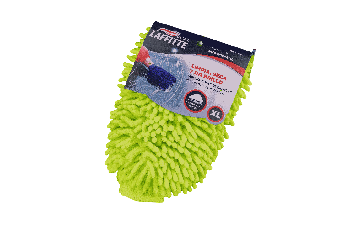 Laffitte Guante Lavado Microfibra - Producto de detailing automotor disponible en Barsu