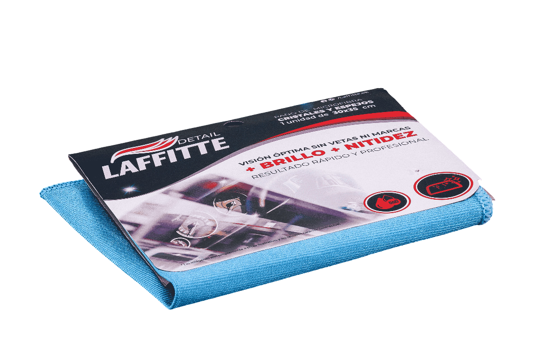 Laffitte Paño Microfibra Cristales - Producto de detailing automotor disponible en Barsu